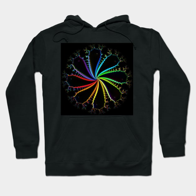 bright vivid rainbow coloured design Hoodie by mister-john